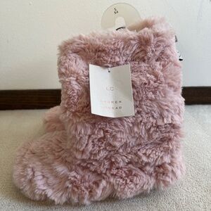 Women’s LC Lauren Conrad Allover Faux Fur Tall Boots Slippers